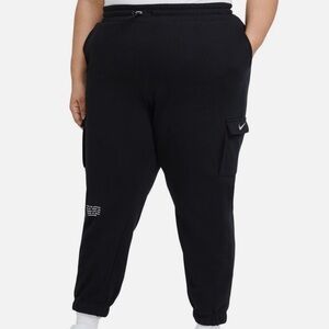 Nike Black Cargo Joggers Plus